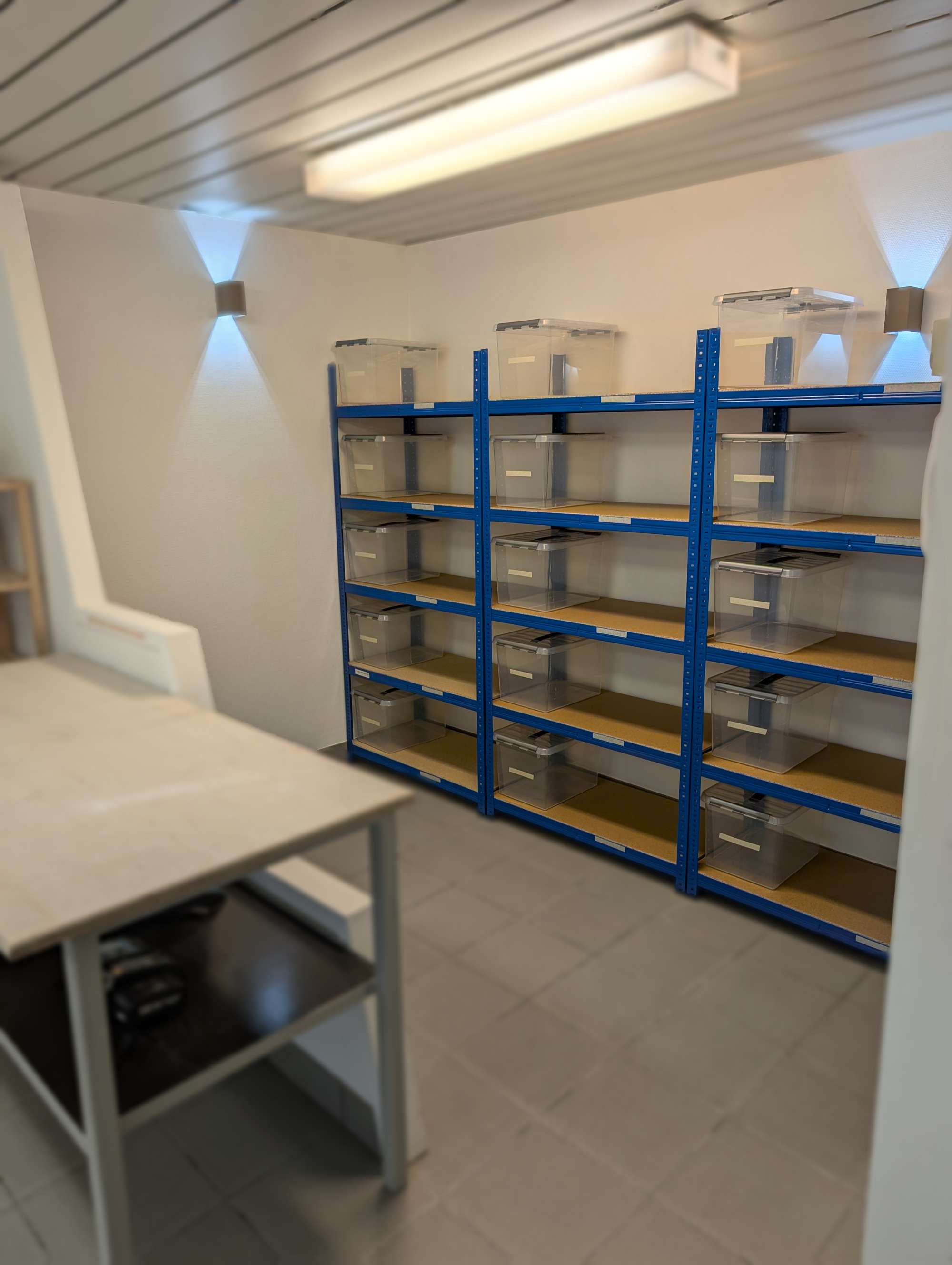 étagère personnelle pour les cours libres
